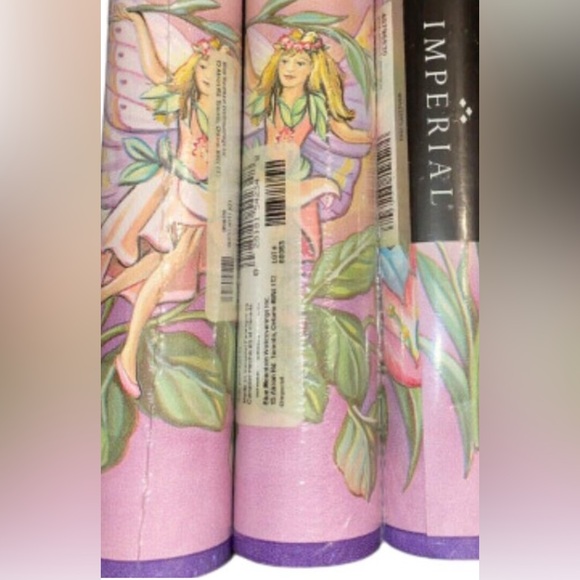 Fairy Wallpaper Borders 3 Rolls Imperial 40796620 Prepasted Fairies Vintage - Picture 2 of 4